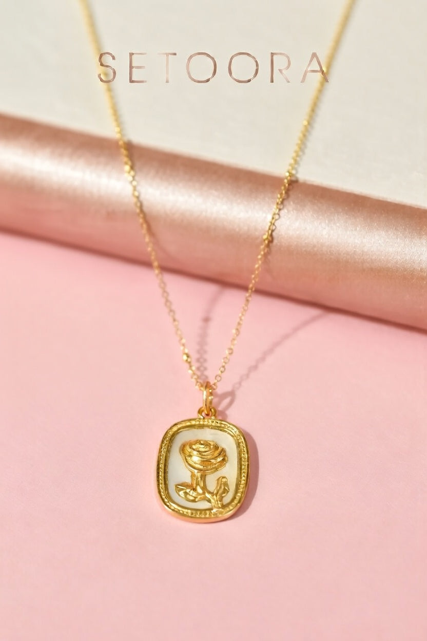 Golden Rose - Necklace