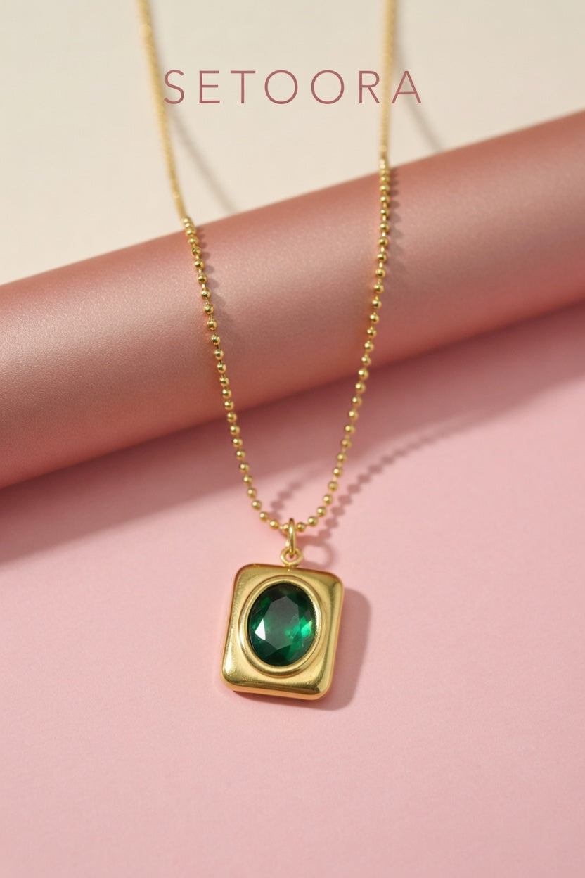 Green Gem - Necklace
