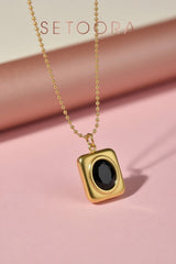 Gold Onyx - Necklace