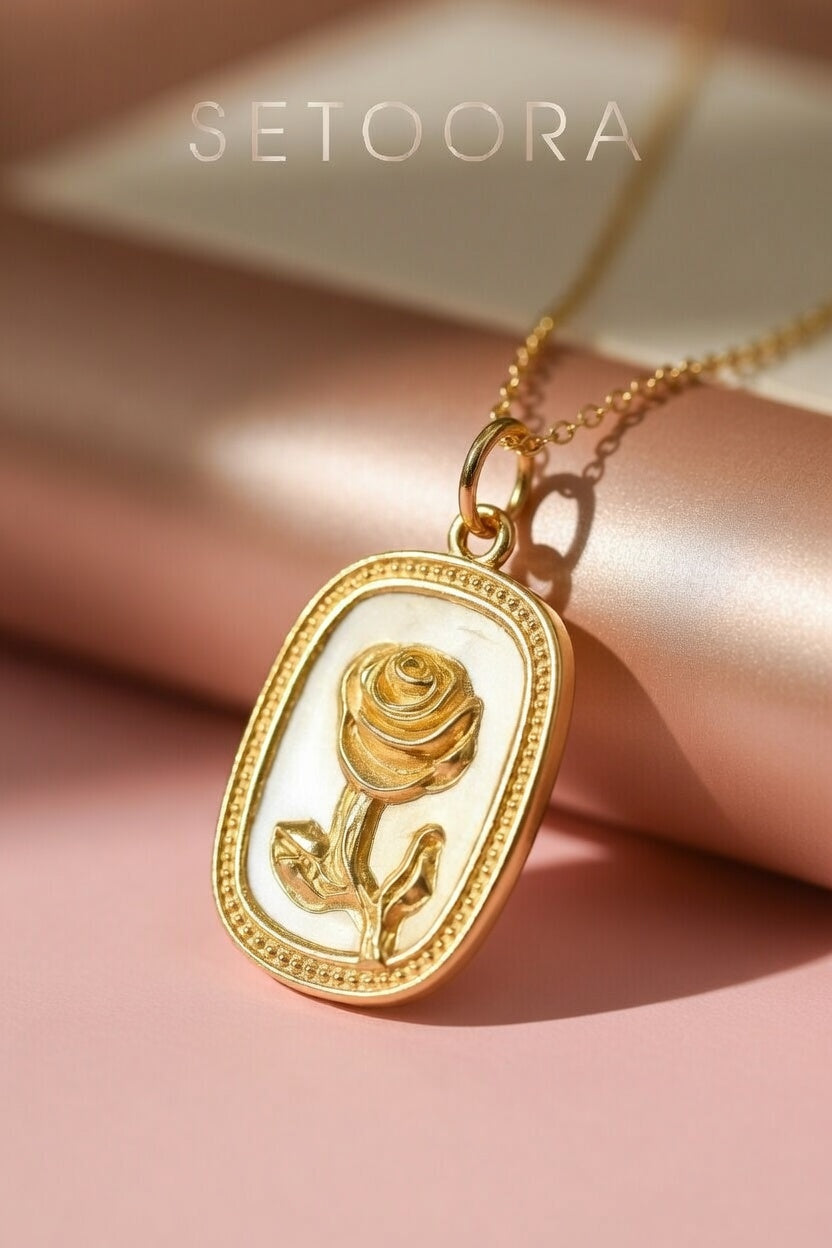 Golden Rose - Necklace