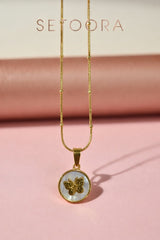 Golden butterfly - Necklace