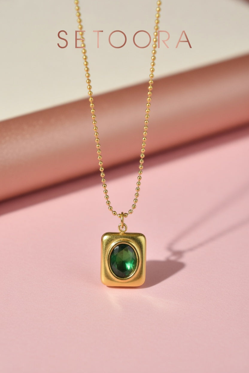 Green Gem - Necklace